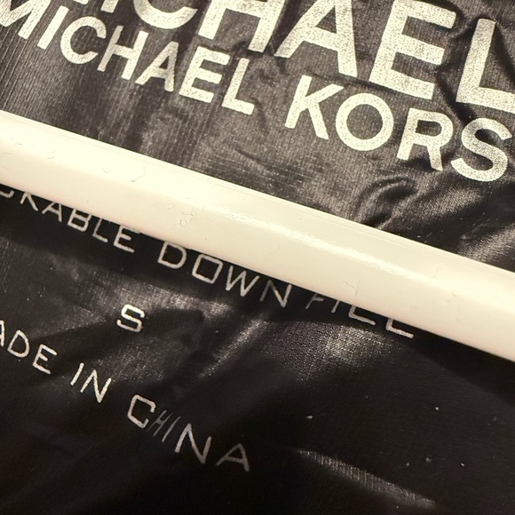 Michael Kors Black Down Quilted Vest - Picture 4 of 4